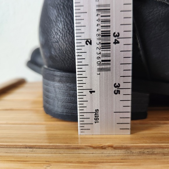 XOXO Womens Myles‎ Tall Biker Riding Boots Knee High Black Size 8M Block Heel - Picture 12 of 14